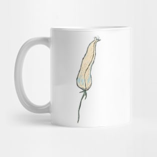 Pink flower sketch Mug